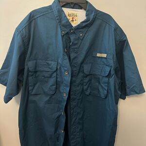 RedHead Blue Short Sleeve Shirt size L